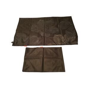 New in Package Set of 2 Black Mesh Laundry Bags Size 23" x 36" College Home Use